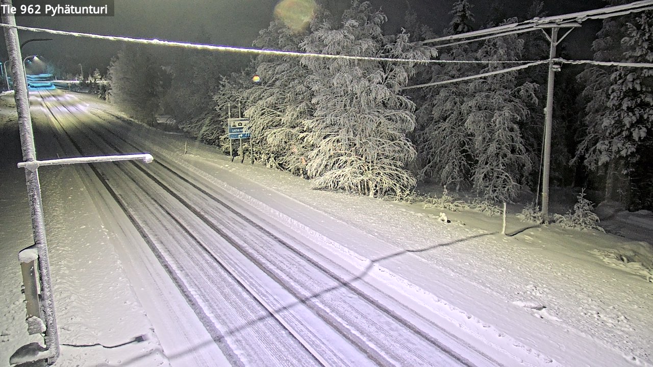 Kelikamerat Kuva Tie 962 Pelkosenniemi Pyhätunturi, Pelkosenniemi, Lappi