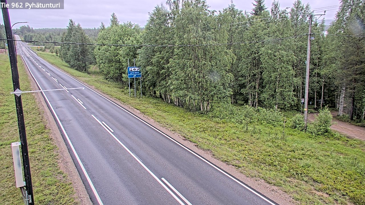 Kelikamerat Kuva Tie 962 Pelkosenniemi Pyhätunturi, Pelkosenniemi, Lappi