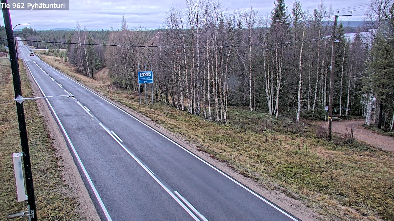 Kelikamerat Kuva Tie 962 Pelkosenniemi Pyhätunturi, Pelkosenniemi, Lappi