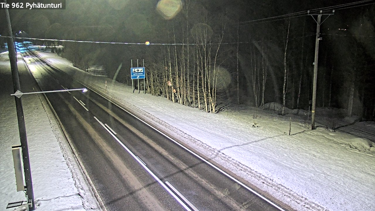 Kelikamerat Kuva Tie 962 Pelkosenniemi Pyhätunturi, Pelkosenniemi, Lappi