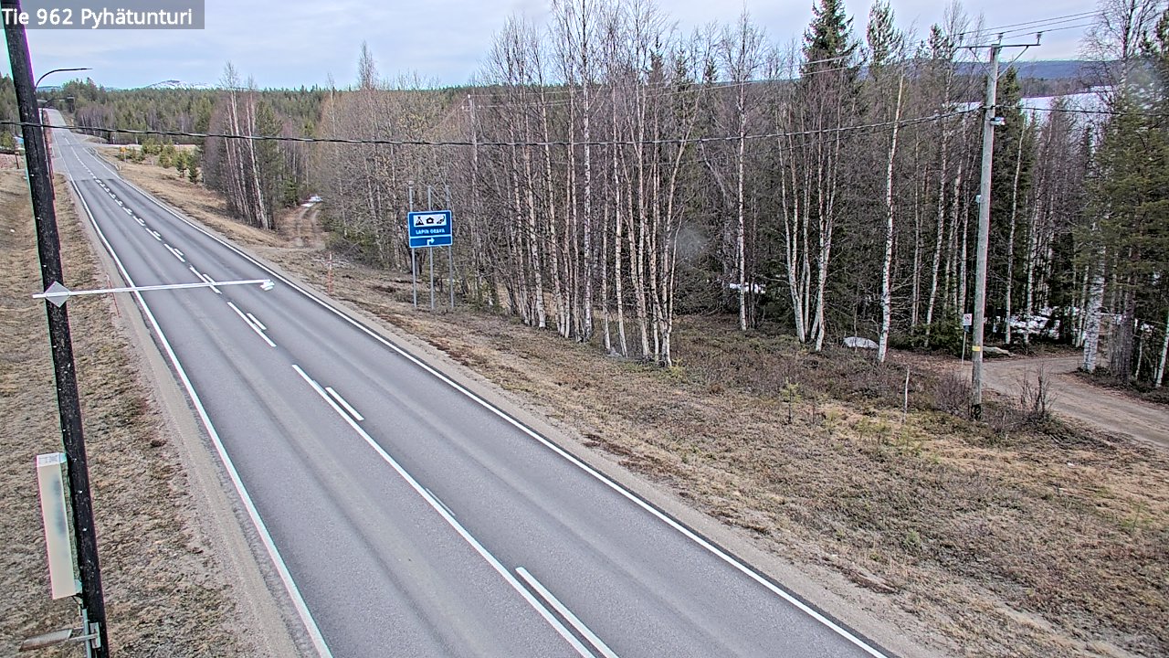 Kelikamerat Kuva Tie 962 Pelkosenniemi Pyhätunturi, Pelkosenniemi, Lappi