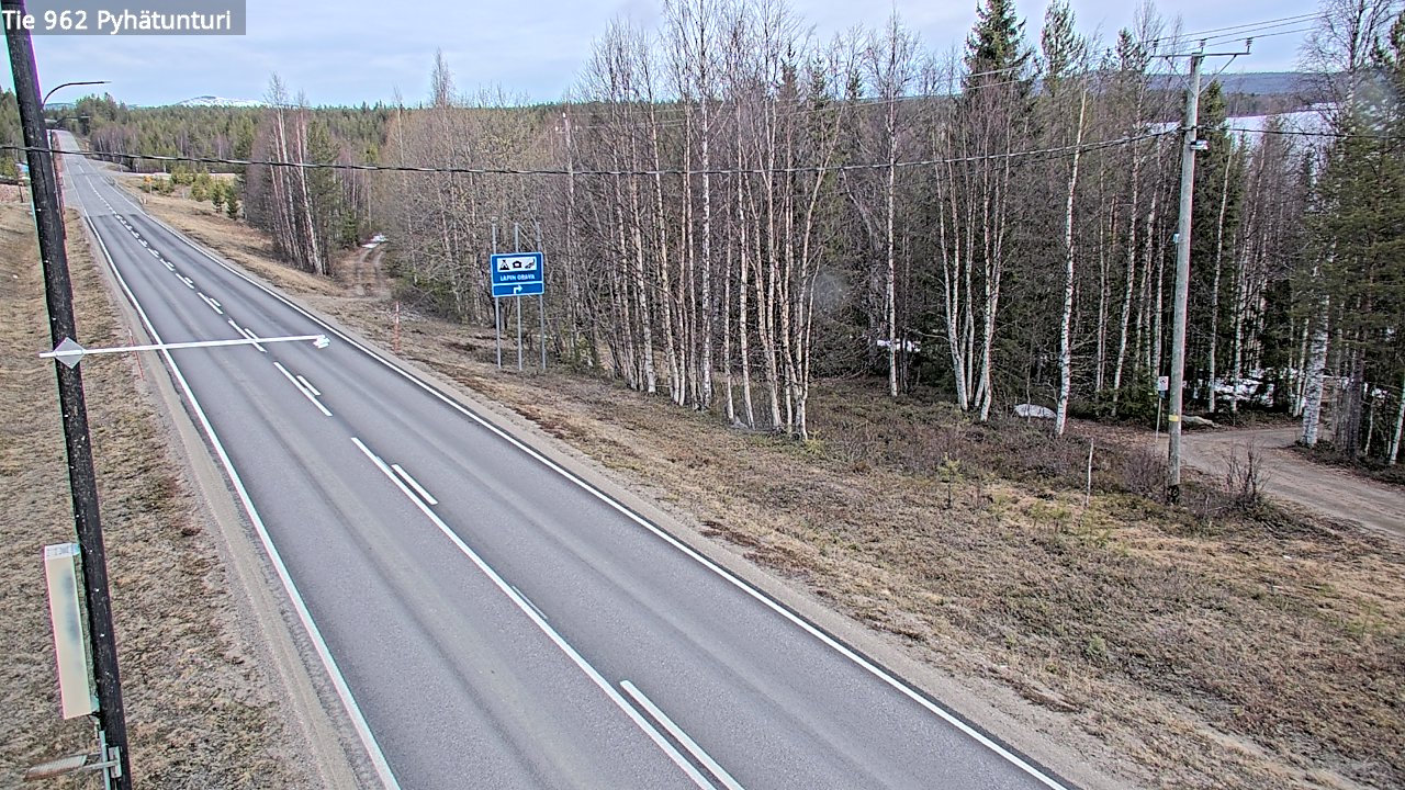 Kelikamerat Kuva Tie 962 Pelkosenniemi Pyhätunturi, Pelkosenniemi, Lappi