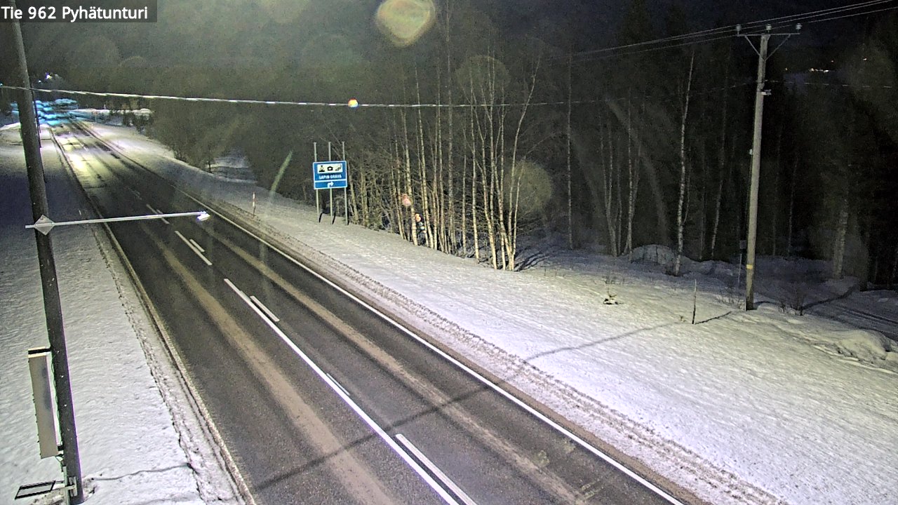 Kelikamerat Kuva Tie 962 Pelkosenniemi Pyhätunturi, Pelkosenniemi, Lappi