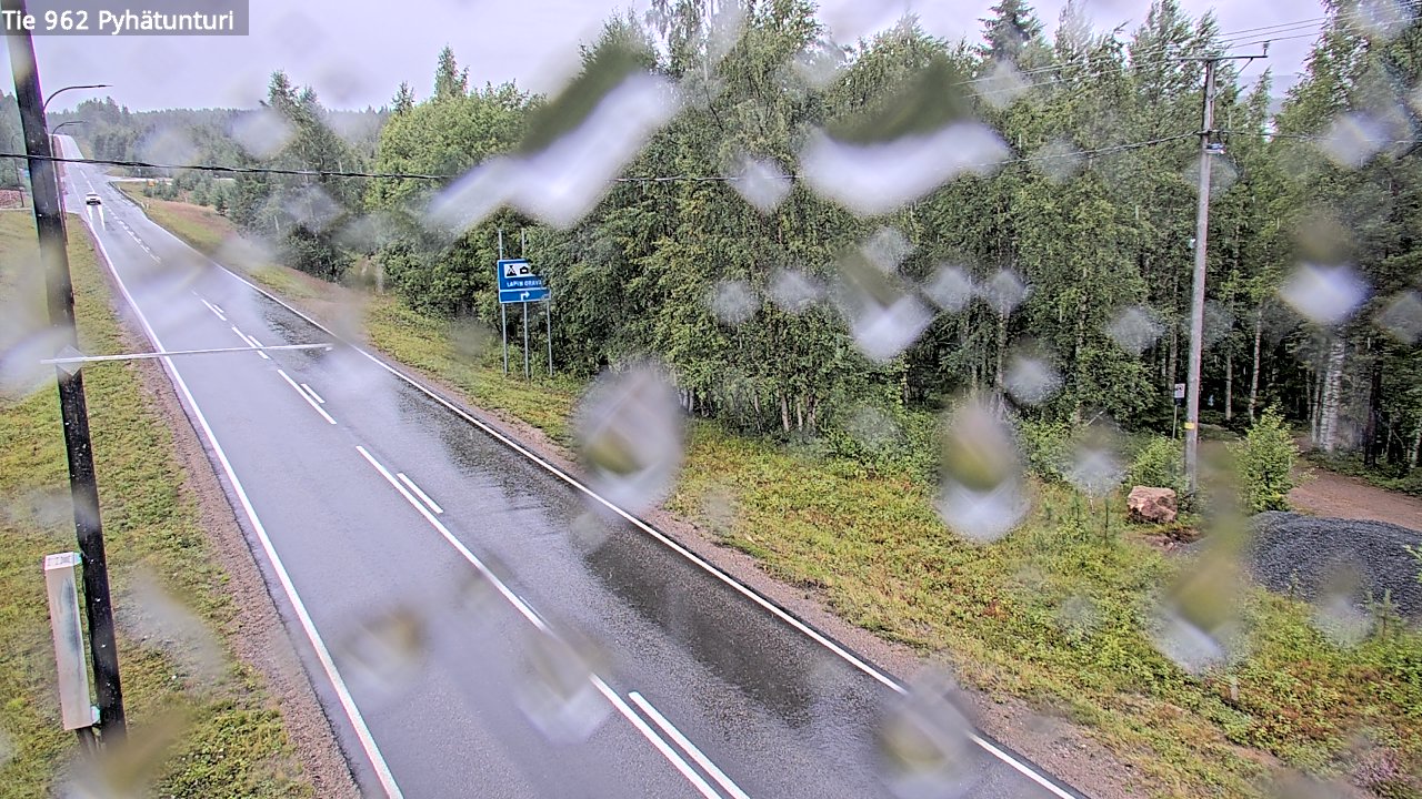 Weather Camera Image Road 962 Pelkosenniemi Pyhätunturi, Pelkosenniemi, Lappi