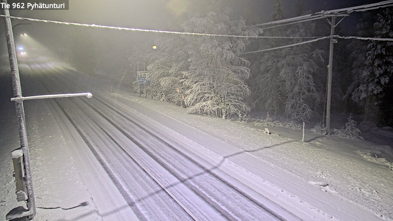 Kelikamerat Kuva Tie 962 Pelkosenniemi Pyhätunturi, Pelkosenniemi, Lappi