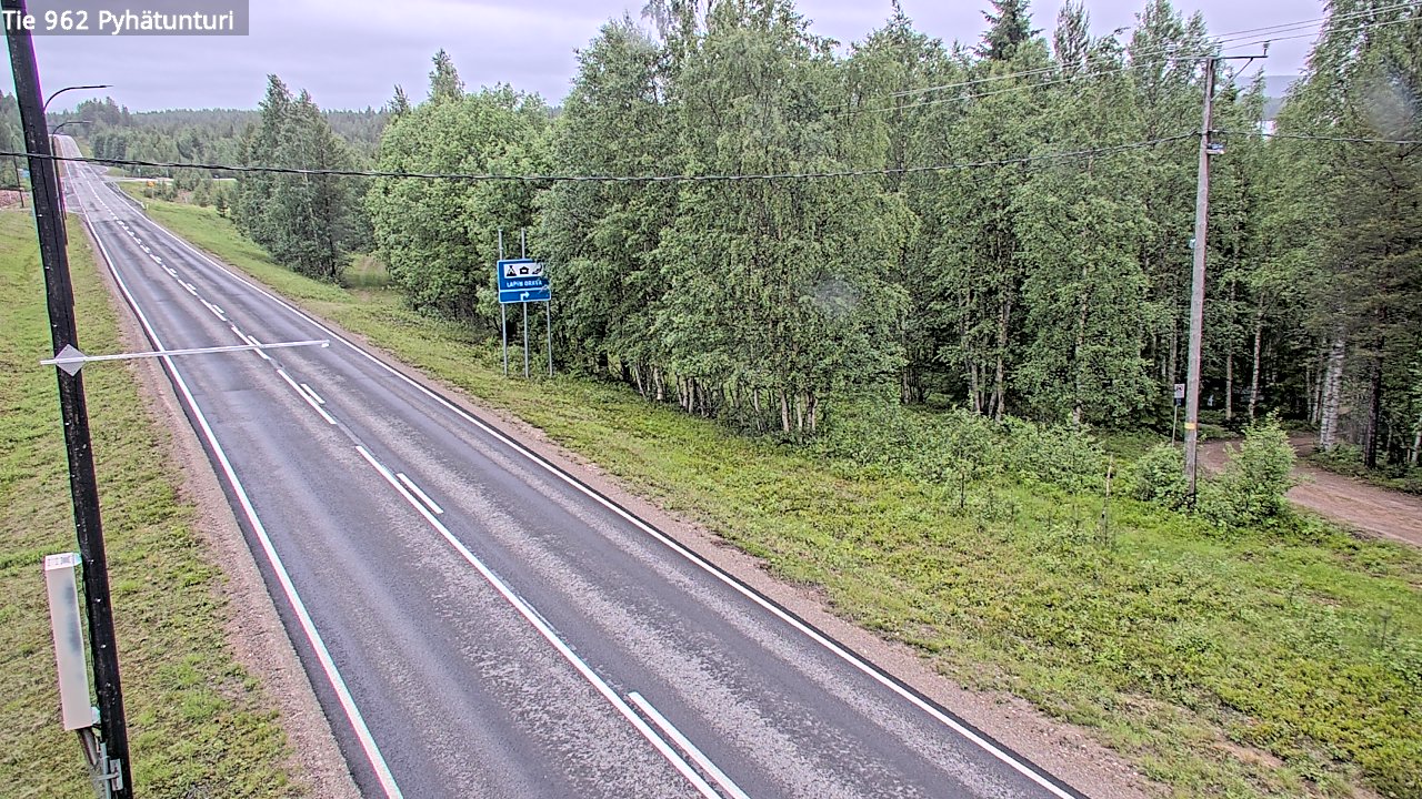 Kelikamerat Kuva Tie 962 Pelkosenniemi Pyhätunturi, Pelkosenniemi, Lappi