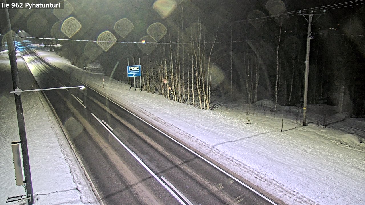 Kelikamerat Kuva Tie 962 Pelkosenniemi Pyhätunturi, Pelkosenniemi, Lappi