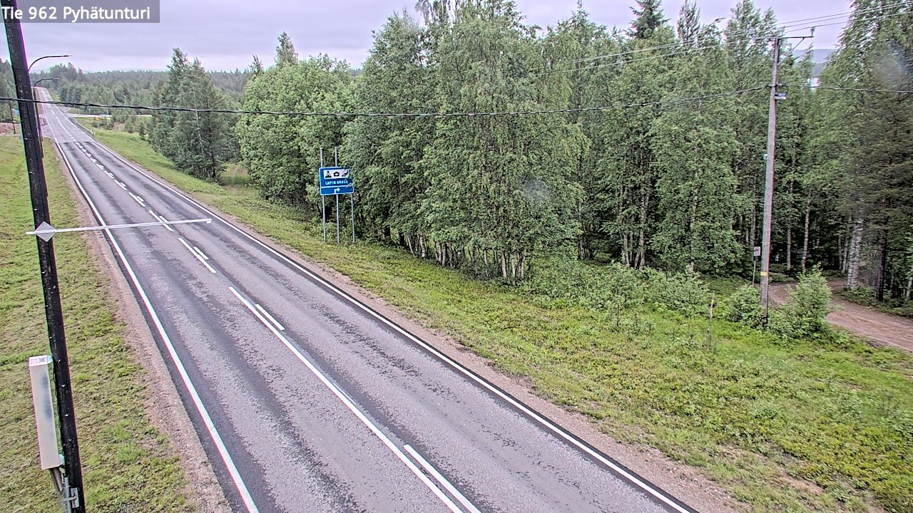 Kelikamerat Kuva Tie 962 Pelkosenniemi Pyhätunturi, Pelkosenniemi, Lappi