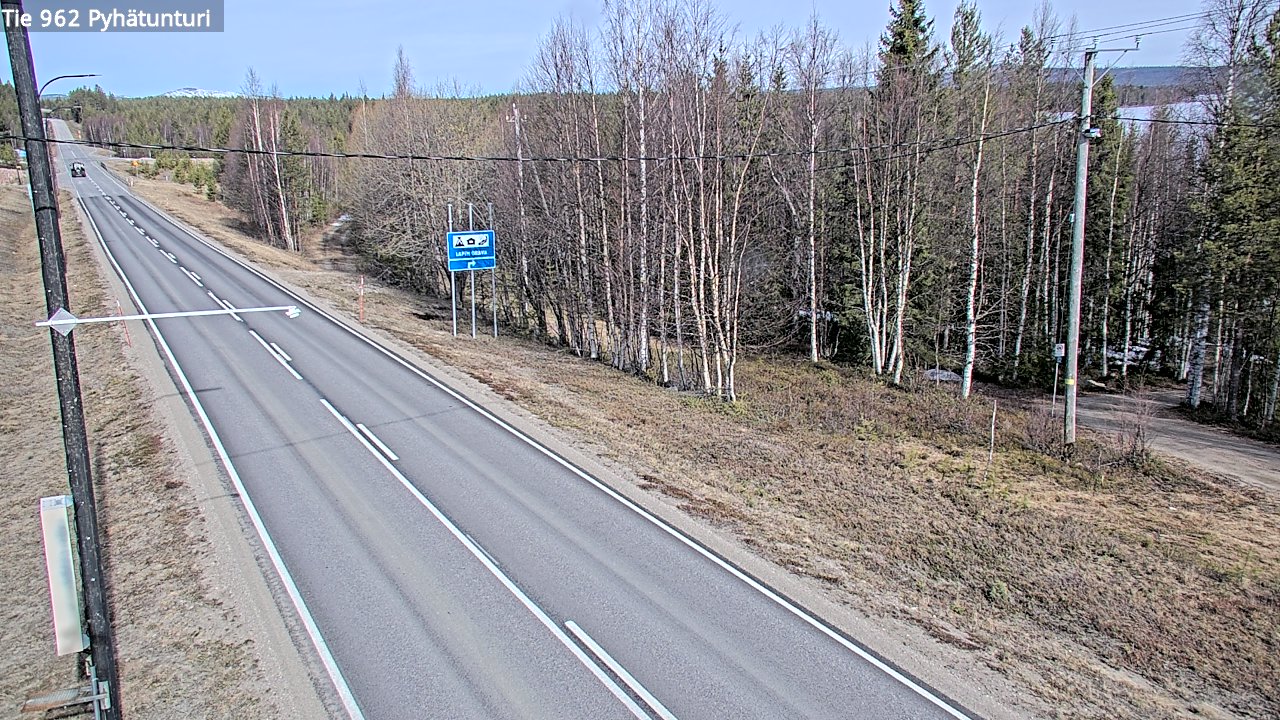 Kelikamerat Kuva Tie 962 Pelkosenniemi Pyhätunturi, Pelkosenniemi, Lappi