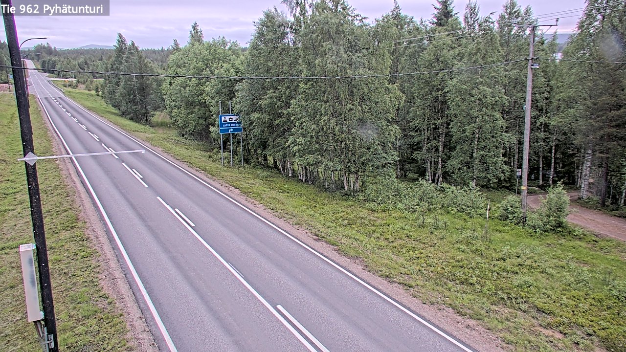 Kelikamerat Kuva Tie 962 Pelkosenniemi Pyhätunturi, Pelkosenniemi, Lappi
