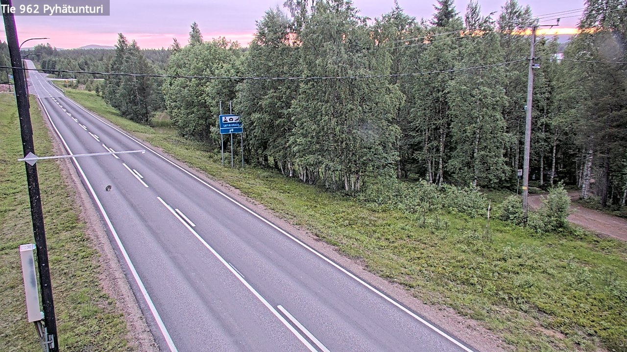 Kelikamerat Kuva Tie 962 Pelkosenniemi Pyhätunturi, Pelkosenniemi, Lappi
