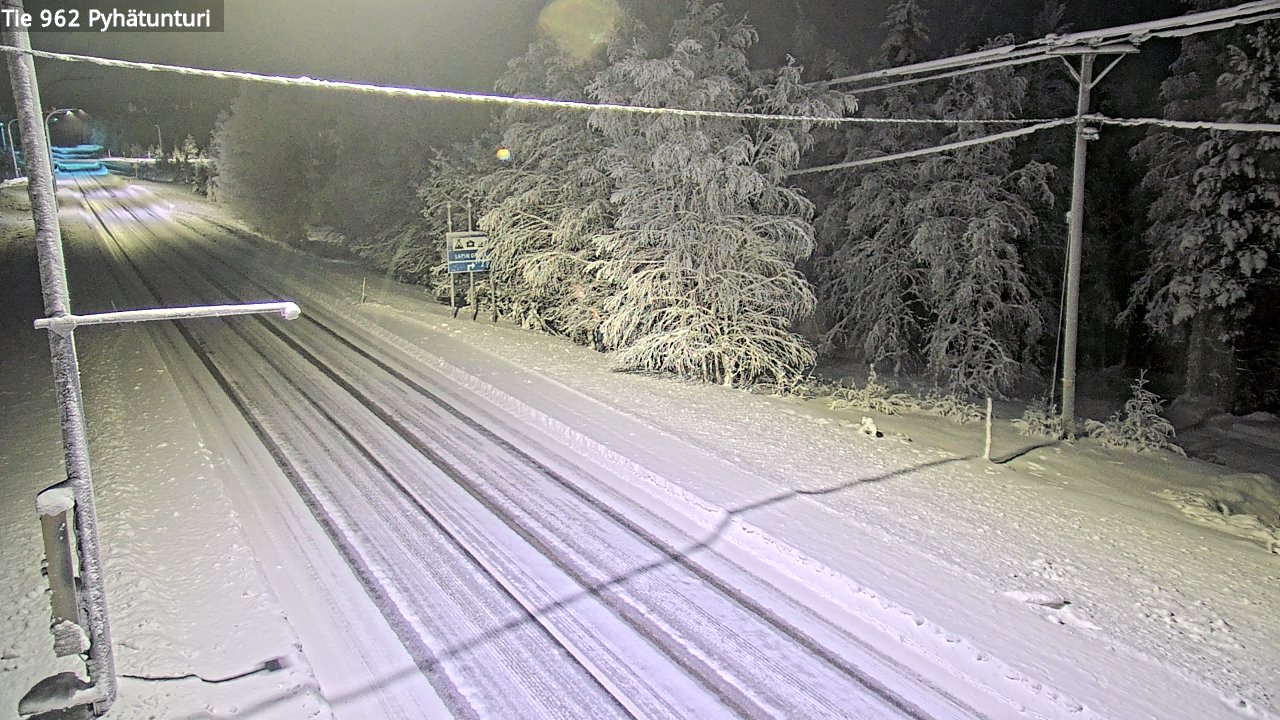 Kelikamerat Kuva Tie 962 Pelkosenniemi Pyhätunturi, Pelkosenniemi, Lappi