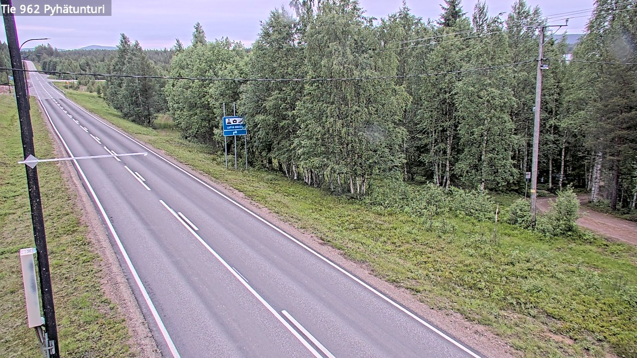 Kelikamerat Kuva Tie 962 Pelkosenniemi Pyhätunturi, Pelkosenniemi, Lappi