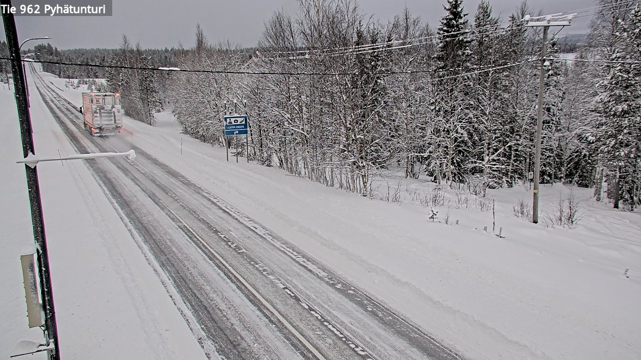 Kelikamerat Kuva Tie 962 Pelkosenniemi Pyhätunturi, Pelkosenniemi, Lappi