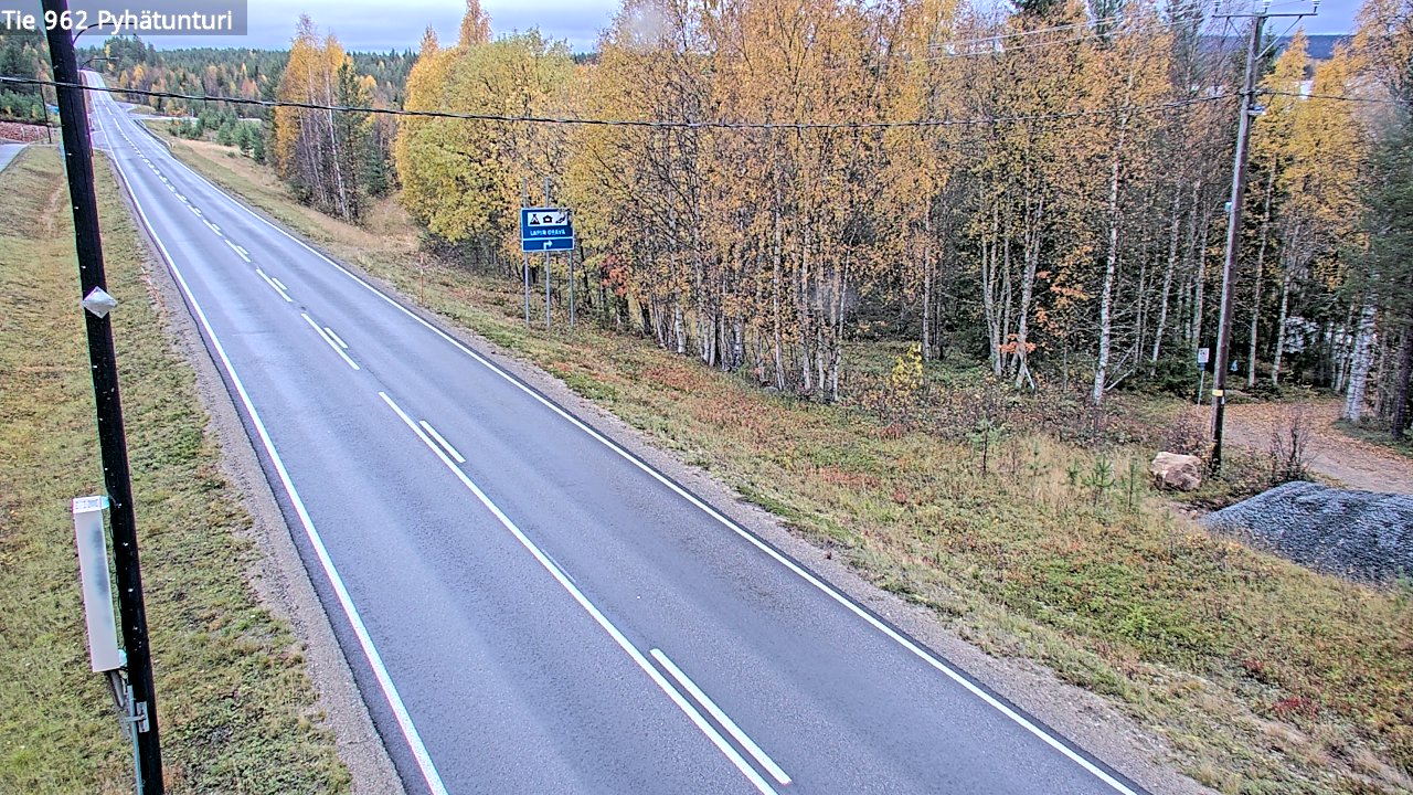 Kelikamerat Kuva Tie 962 Pelkosenniemi Pyhätunturi, Pelkosenniemi, Lappi
