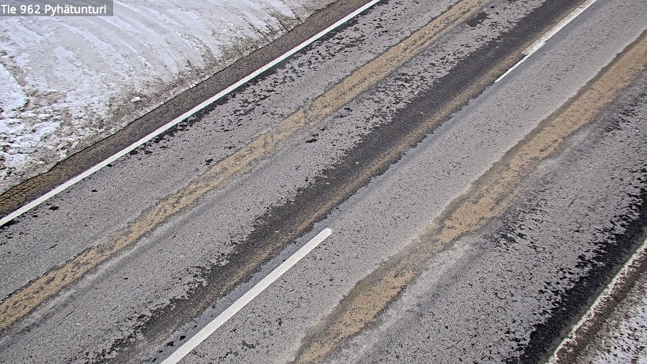 Weather Camera Image Road 962 Pelkosenniemi Pyhätunturi, Pelkosenniemi, Lappi