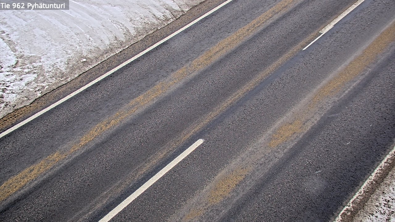 Weather Camera Image Road 962 Pelkosenniemi Pyhätunturi, Pelkosenniemi, Lappi
