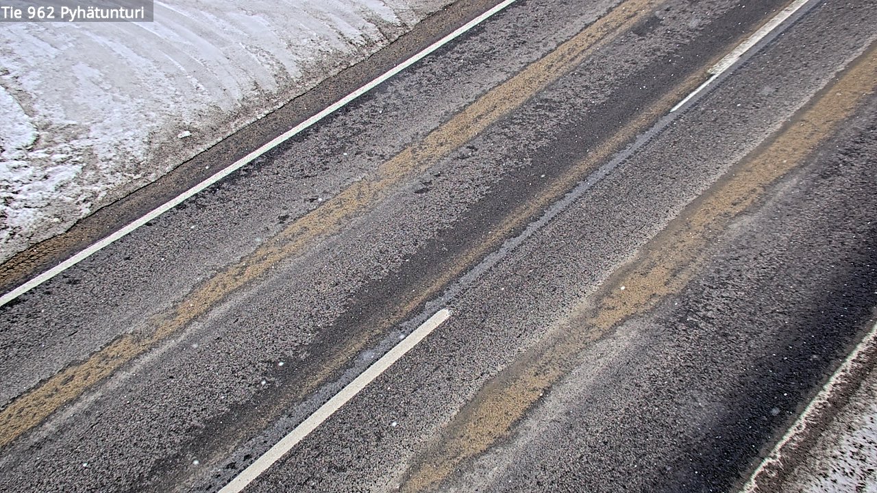 Weather Camera Image Road 962 Pelkosenniemi Pyhätunturi, Pelkosenniemi, Lappi