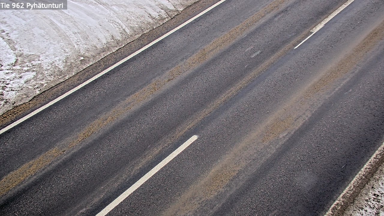 Weather Camera Image Road 962 Pelkosenniemi Pyhätunturi, Pelkosenniemi, Lappi