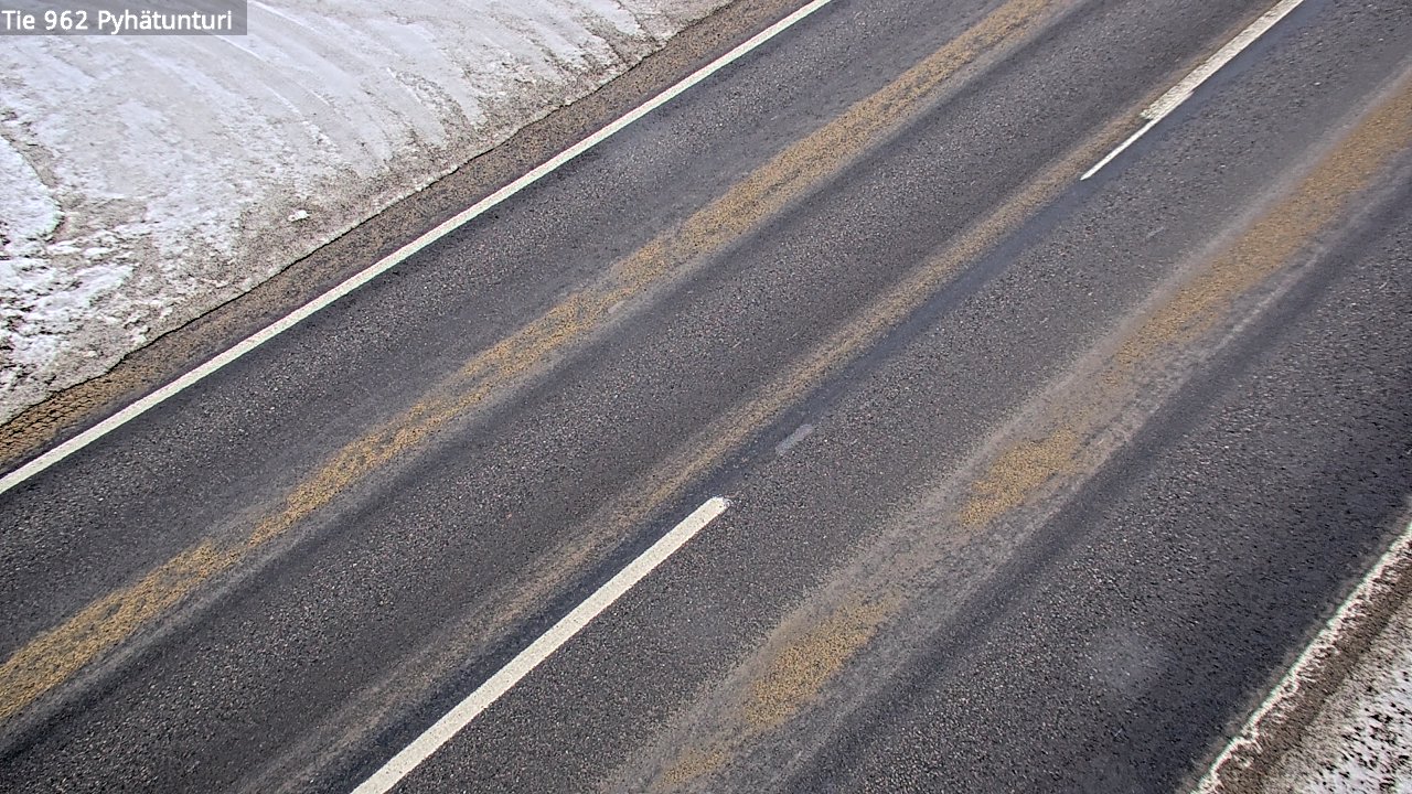 Weather Camera Image Road 962 Pelkosenniemi Pyhätunturi, Pelkosenniemi, Lappi
