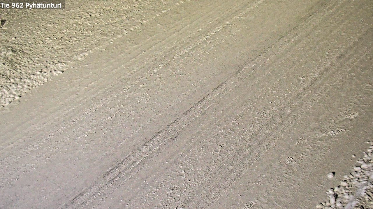 Weather Camera Image Road 962 Pelkosenniemi Pyhätunturi, Pelkosenniemi, Lappi