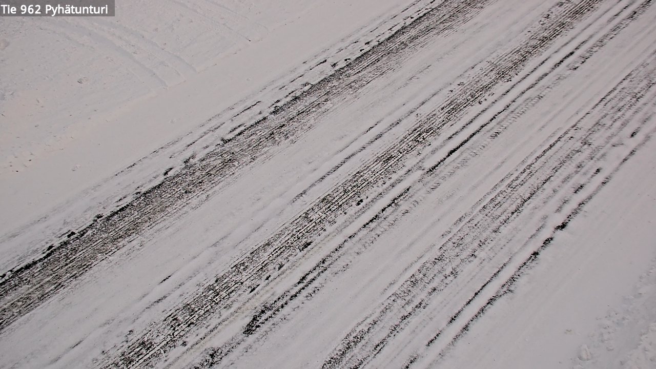 Weather Camera Image Road 962 Pelkosenniemi Pyhätunturi, Pelkosenniemi, Lappi