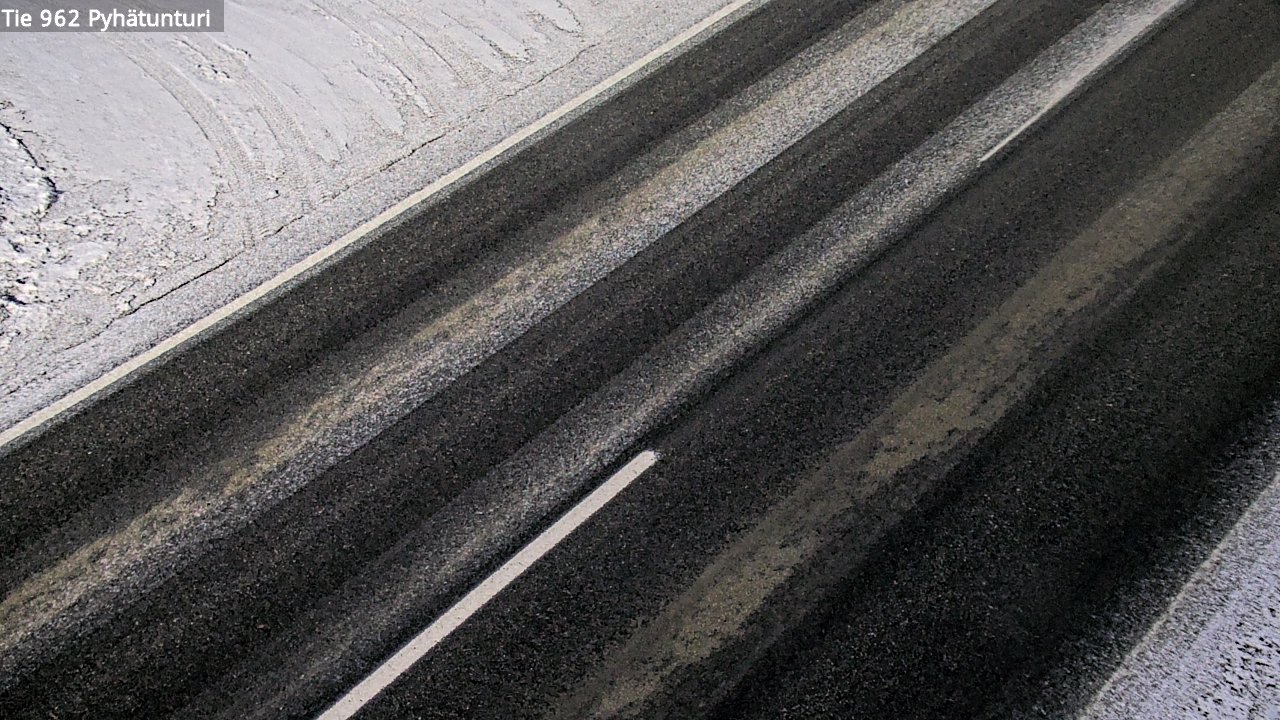 Weather Camera Image Road 962 Pelkosenniemi Pyhätunturi, Pelkosenniemi, Lappi
