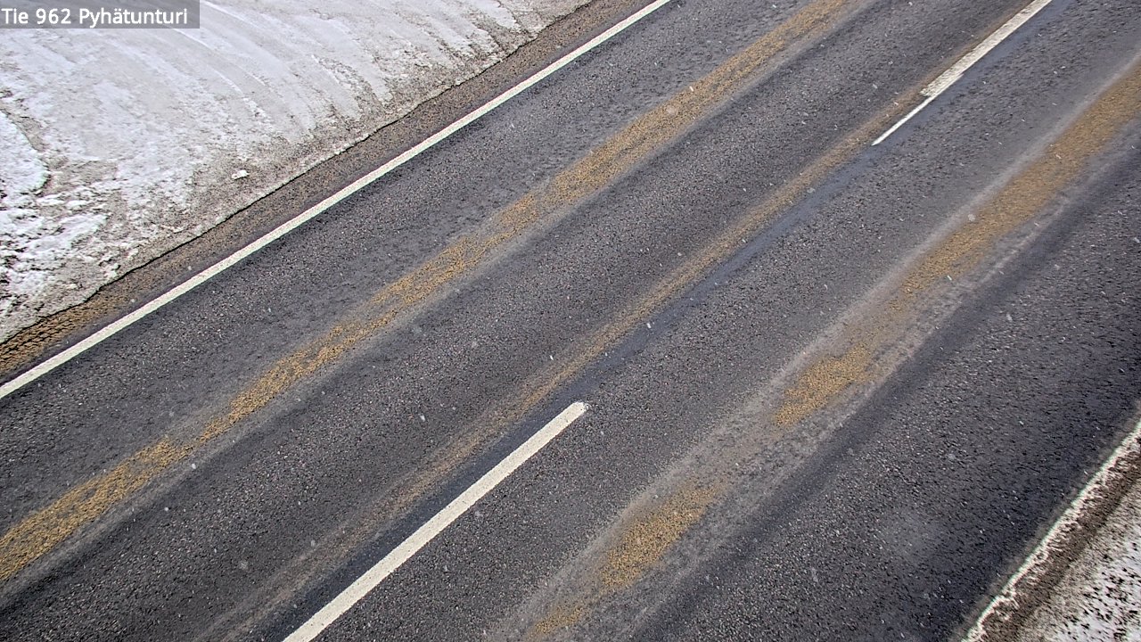 Weather Camera Image Road 962 Pelkosenniemi Pyhätunturi, Pelkosenniemi, Lappi