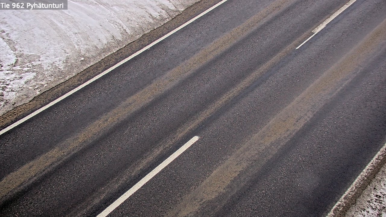 Weather Camera Image Road 962 Pelkosenniemi Pyhätunturi, Pelkosenniemi, Lappi