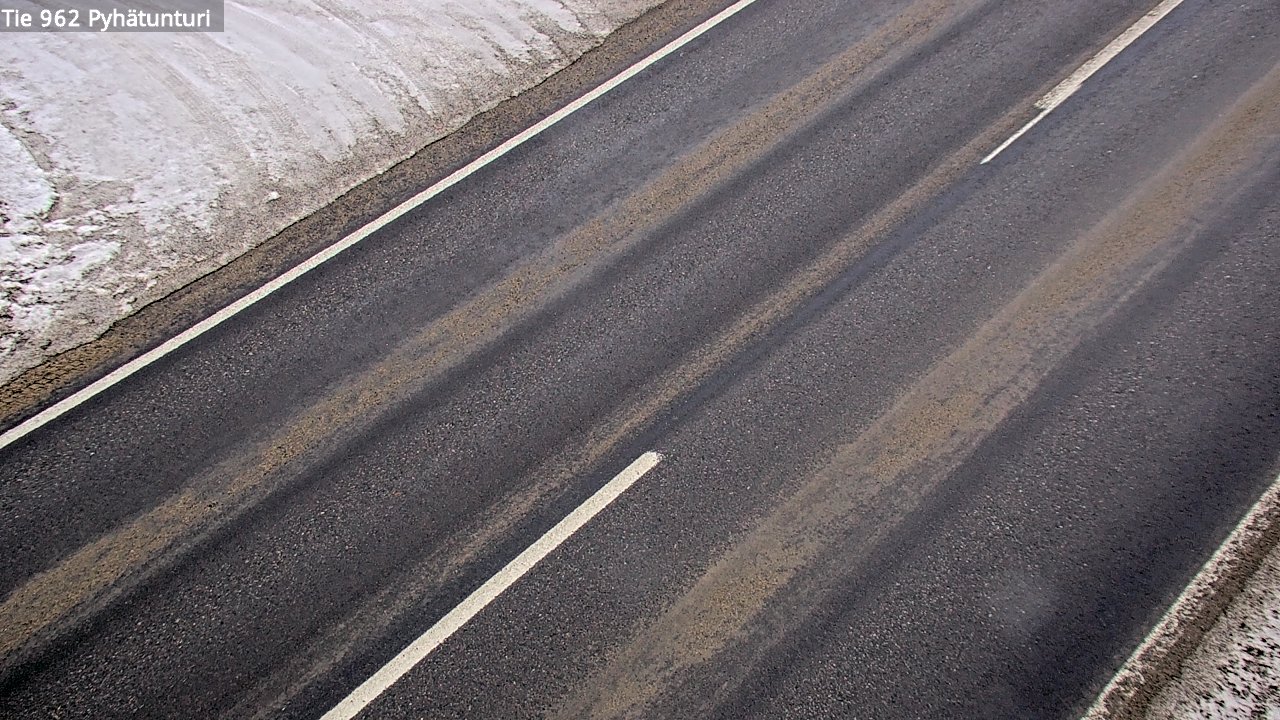 Weather Camera Image Road 962 Pelkosenniemi Pyhätunturi, Pelkosenniemi, Lappi