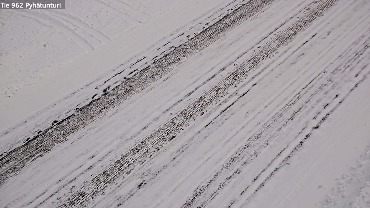Weather Camera Image Road 962 Pelkosenniemi Pyhätunturi, Pelkosenniemi, Lappi