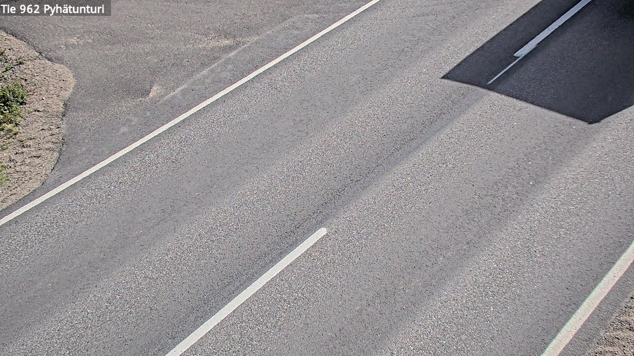 Weather Camera Image Väg 962 Pelkosenniemi Pyhätunturi, Pelkosenniemi, Lappi