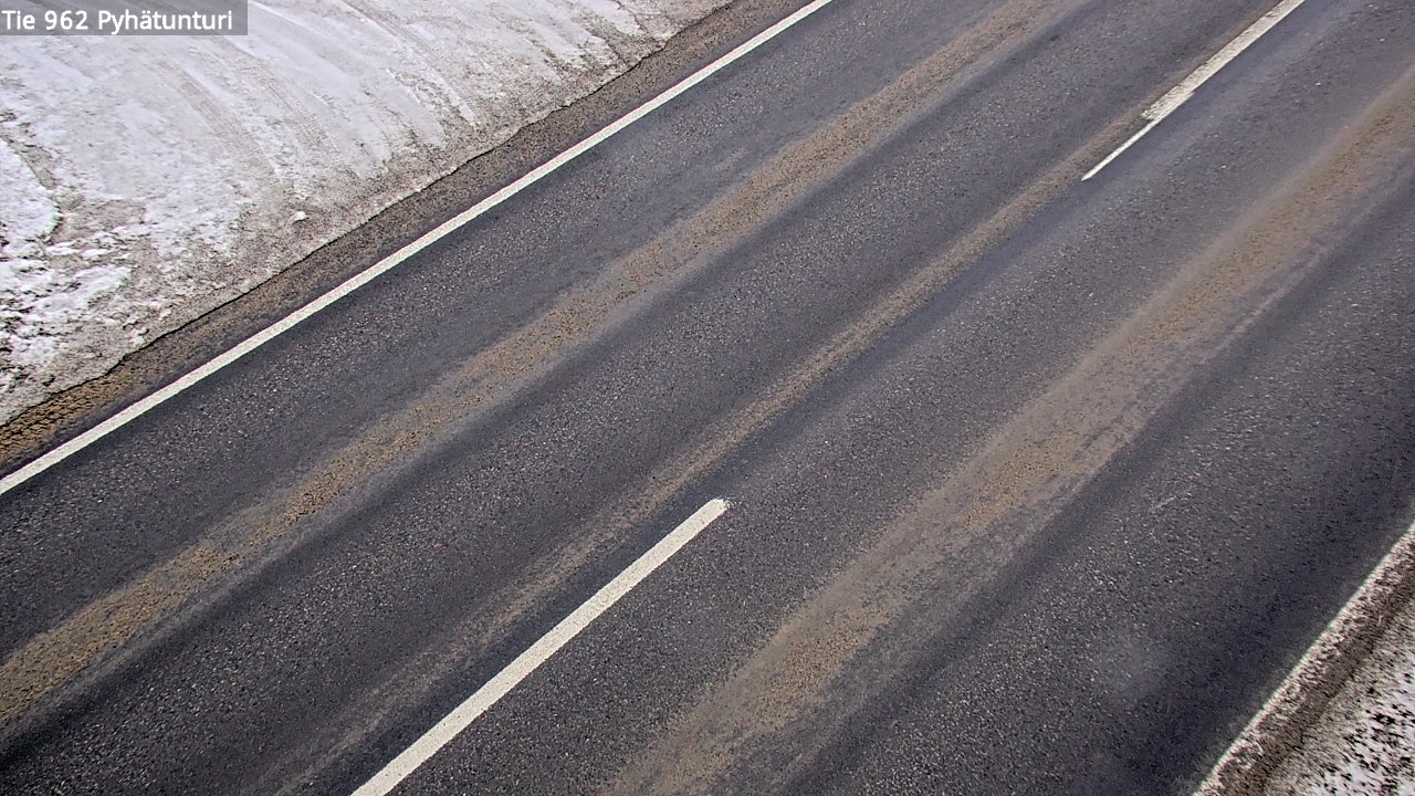 Weather Camera Image Road 962 Pelkosenniemi Pyhätunturi, Pelkosenniemi, Lappi