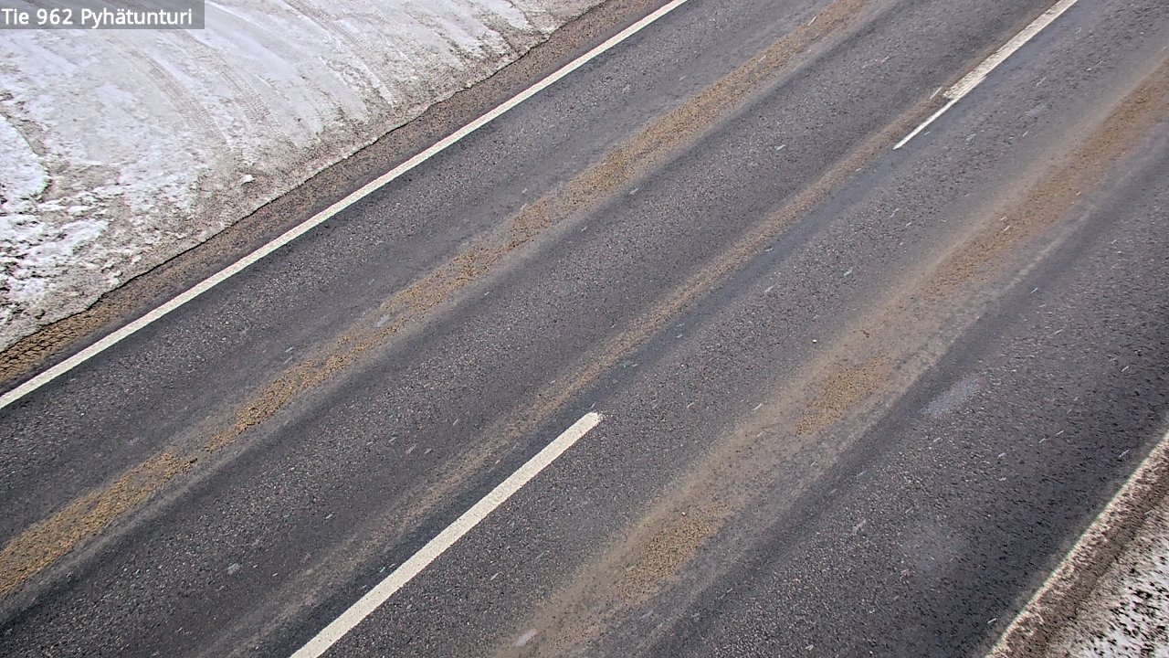 Weather Camera Image Road 962 Pelkosenniemi Pyhätunturi, Pelkosenniemi, Lappi