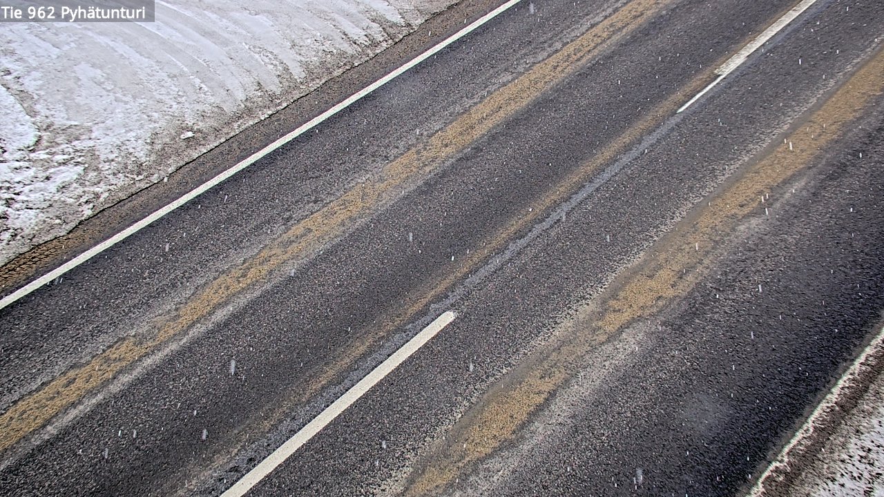Weather Camera Image Road 962 Pelkosenniemi Pyhätunturi, Pelkosenniemi, Lappi