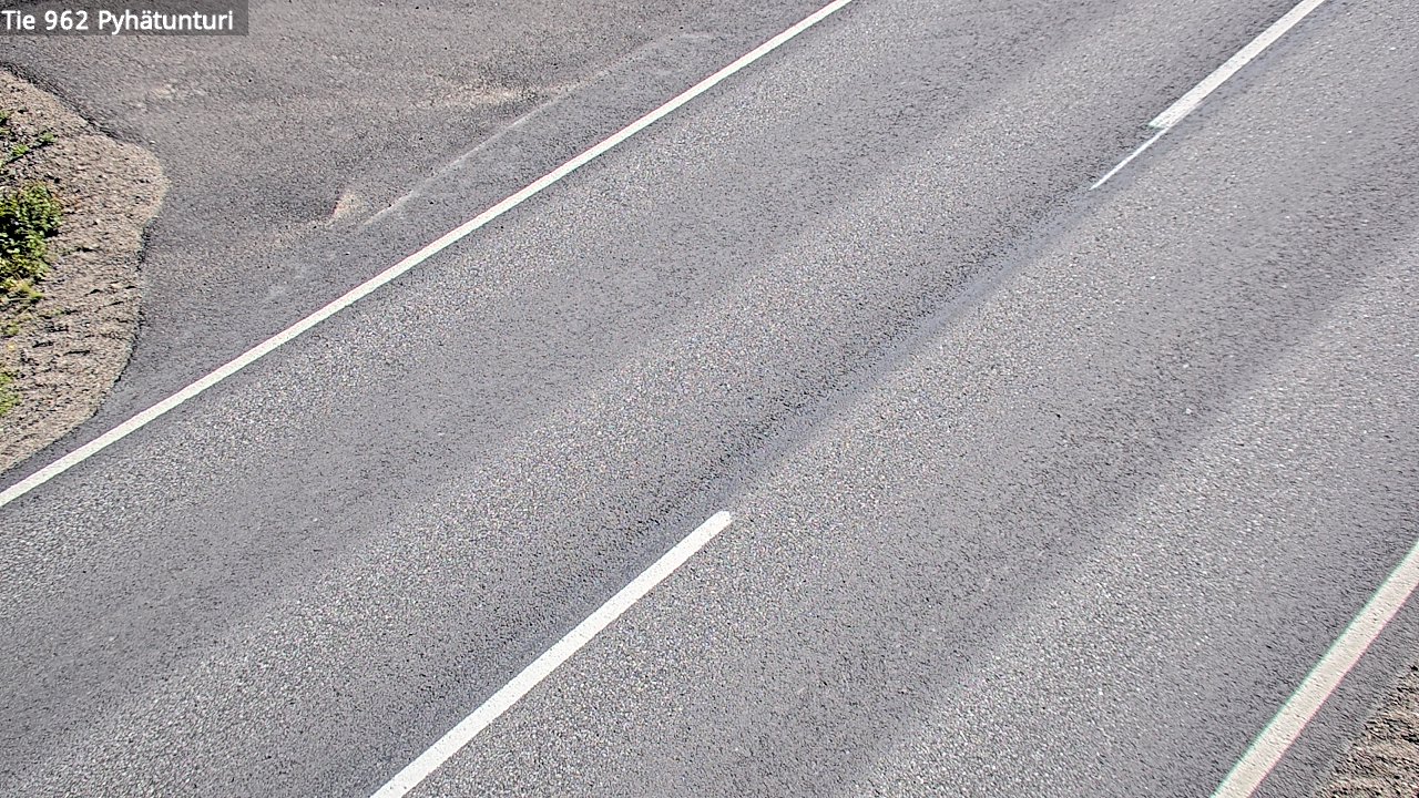 Weather Camera Image Väg 962 Pelkosenniemi Pyhätunturi, Pelkosenniemi, Lappi