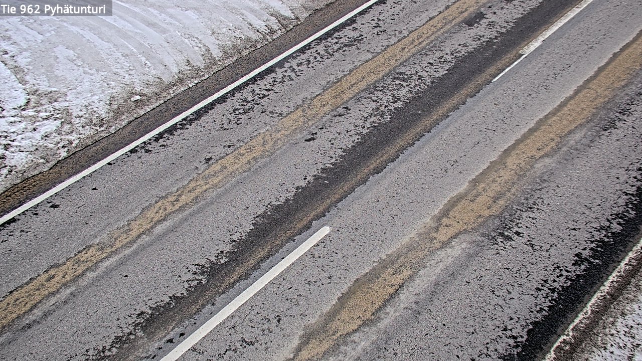 Weather Camera Image Road 962 Pelkosenniemi Pyhätunturi, Pelkosenniemi, Lappi
