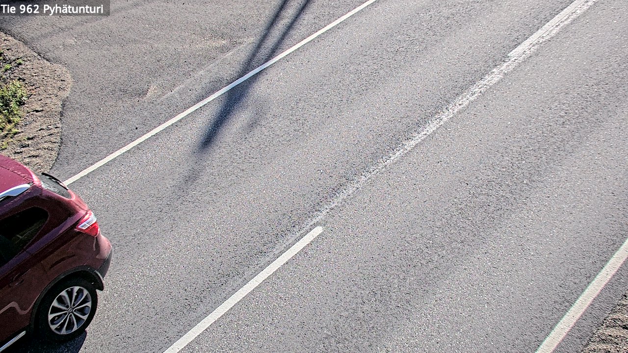 Weather Camera Image Väg 962 Pelkosenniemi Pyhätunturi, Pelkosenniemi, Lappi