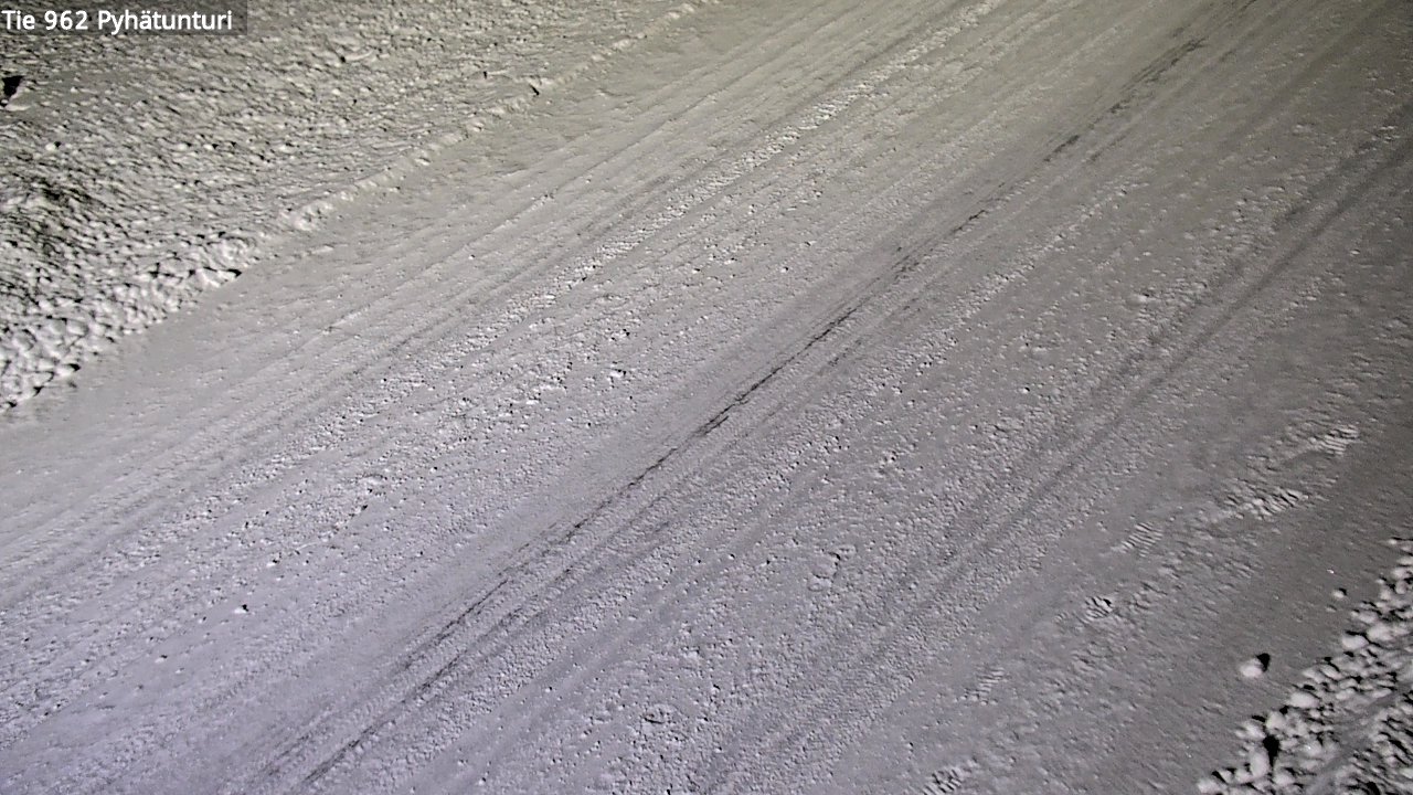 Weather Camera Image Road 962 Pelkosenniemi Pyhätunturi, Pelkosenniemi, Lappi