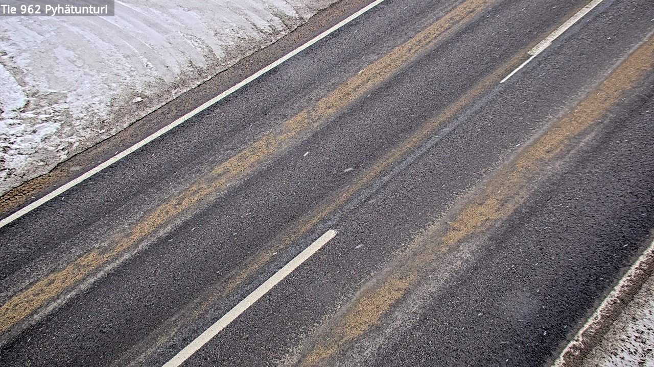 Weather Camera Image Road 962 Pelkosenniemi Pyhätunturi, Pelkosenniemi, Lappi