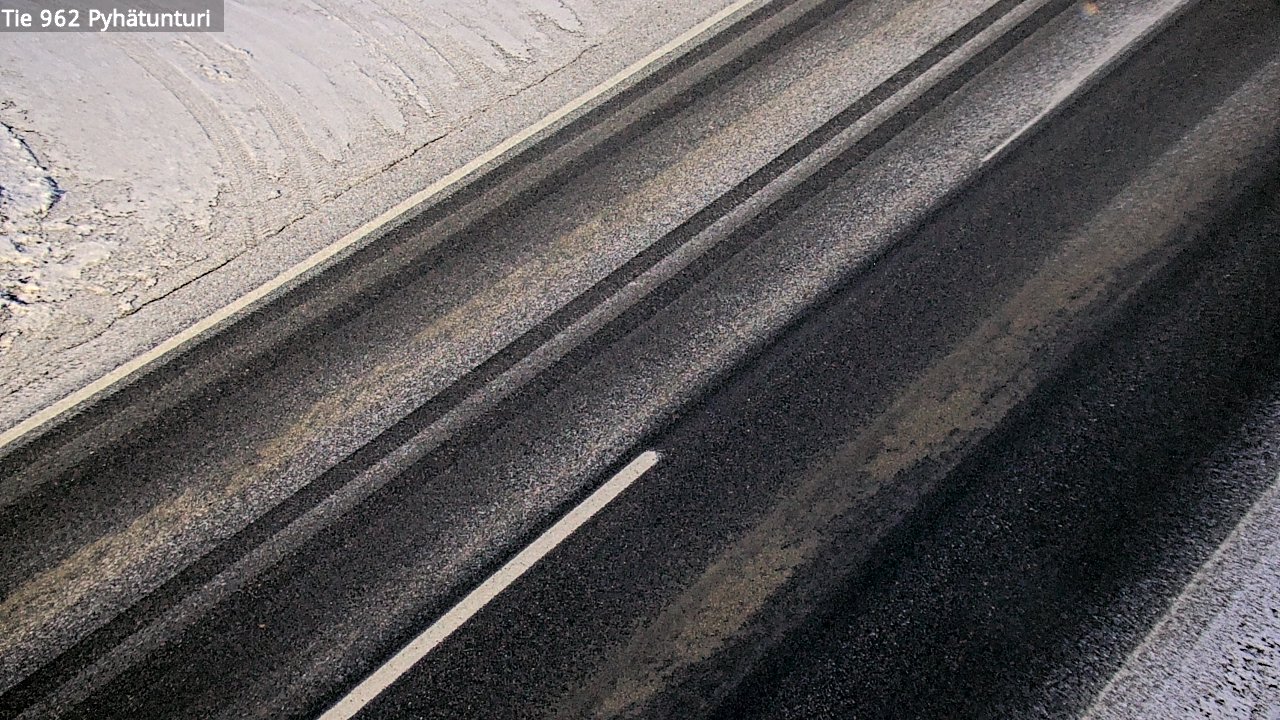 Weather Camera Image Road 962 Pelkosenniemi Pyhätunturi, Pelkosenniemi, Lappi
