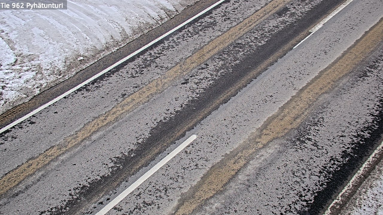 Weather Camera Image Road 962 Pelkosenniemi Pyhätunturi, Pelkosenniemi, Lappi