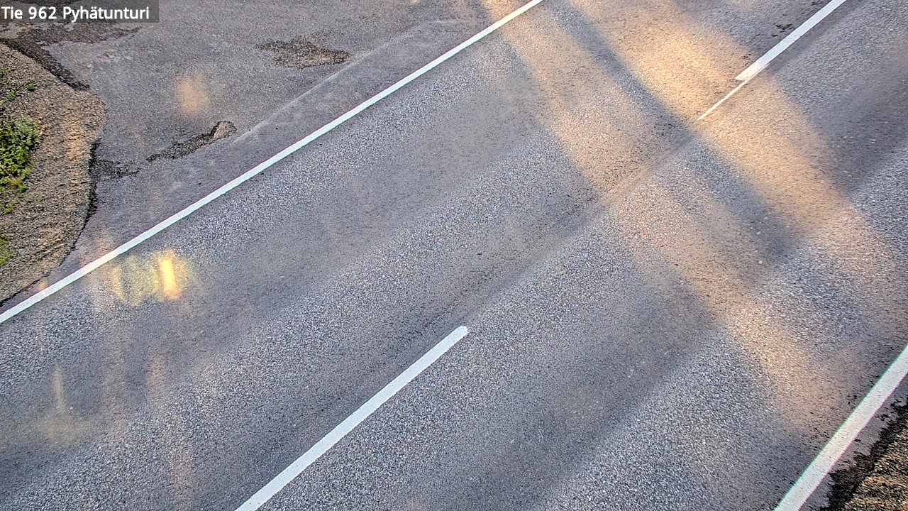 Weather Camera Image Väg 962 Pelkosenniemi Pyhätunturi, Pelkosenniemi, Lappi