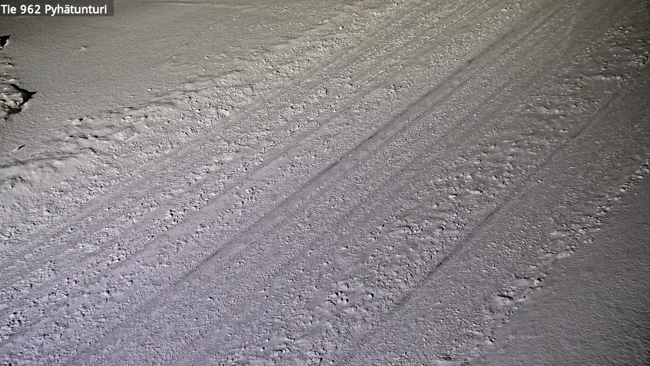 Weather Camera Image Road 962 Pelkosenniemi Pyhätunturi, Pelkosenniemi, Lappi