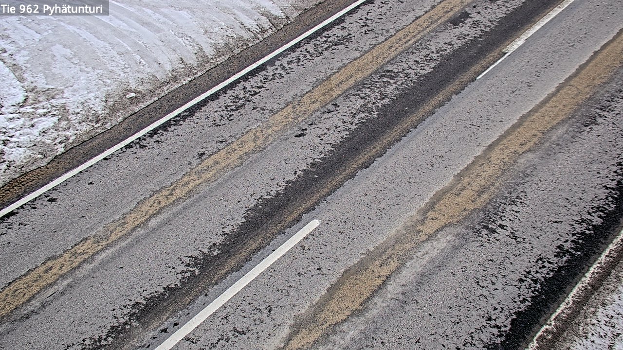 Weather Camera Image Road 962 Pelkosenniemi Pyhätunturi, Pelkosenniemi, Lappi