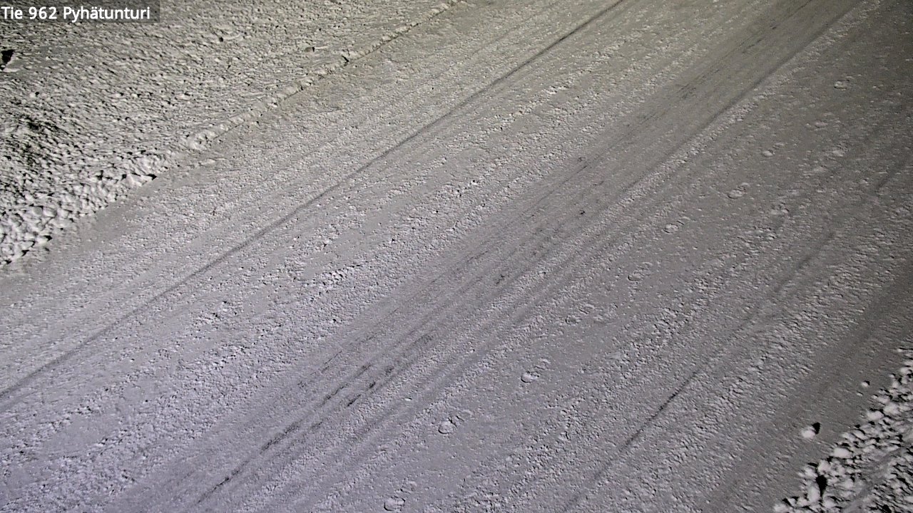 Weather Camera Image Road 962 Pelkosenniemi Pyhätunturi, Pelkosenniemi, Lappi