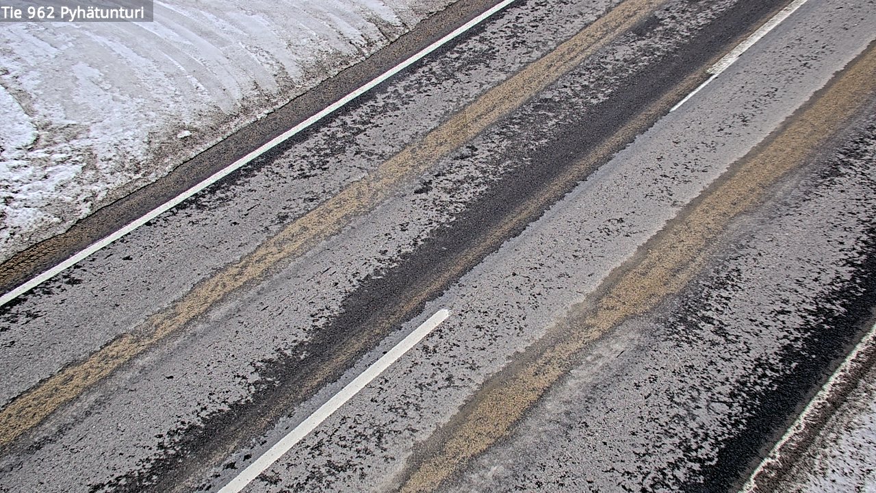 Weather Camera Image Road 962 Pelkosenniemi Pyhätunturi, Pelkosenniemi, Lappi