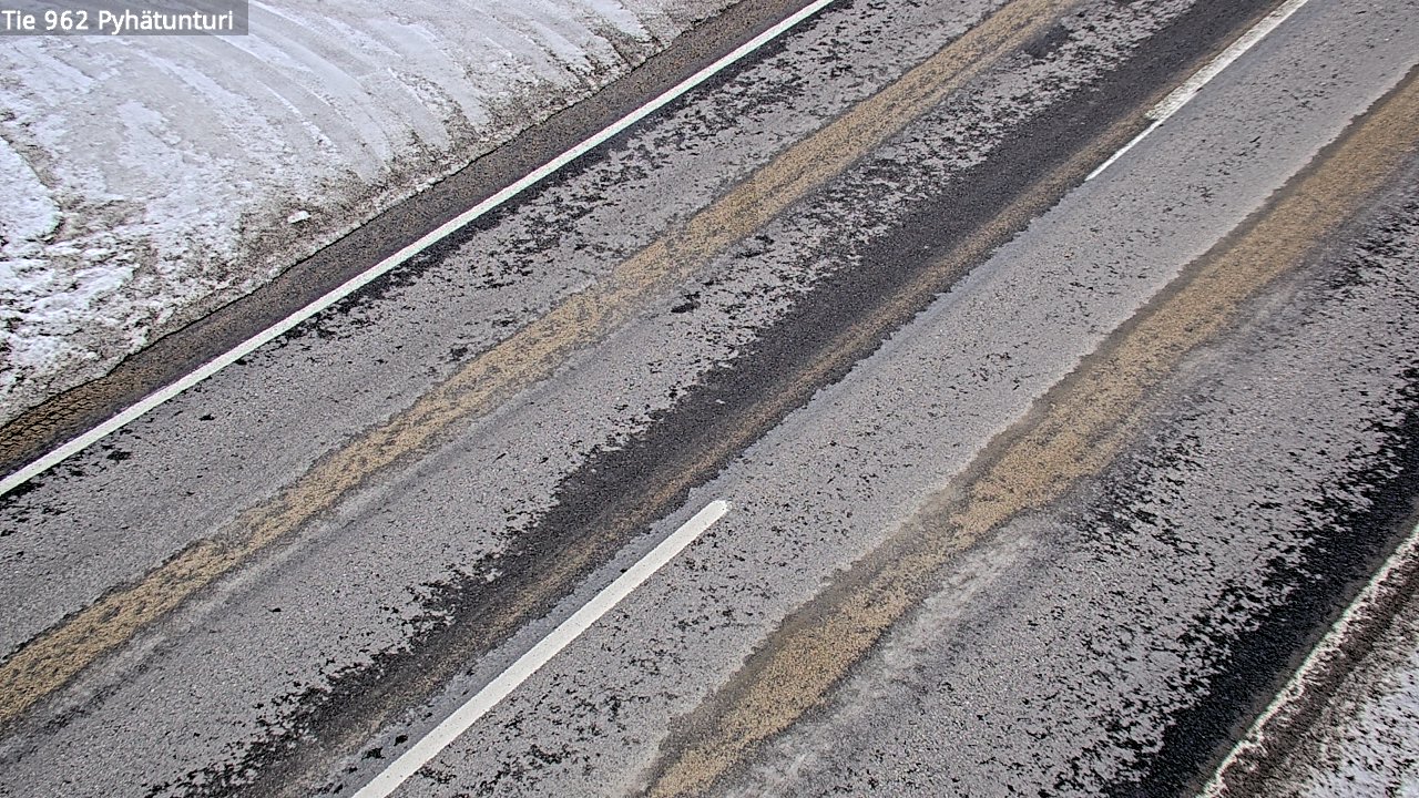 Weather Camera Image Road 962 Pelkosenniemi Pyhätunturi, Pelkosenniemi, Lappi
