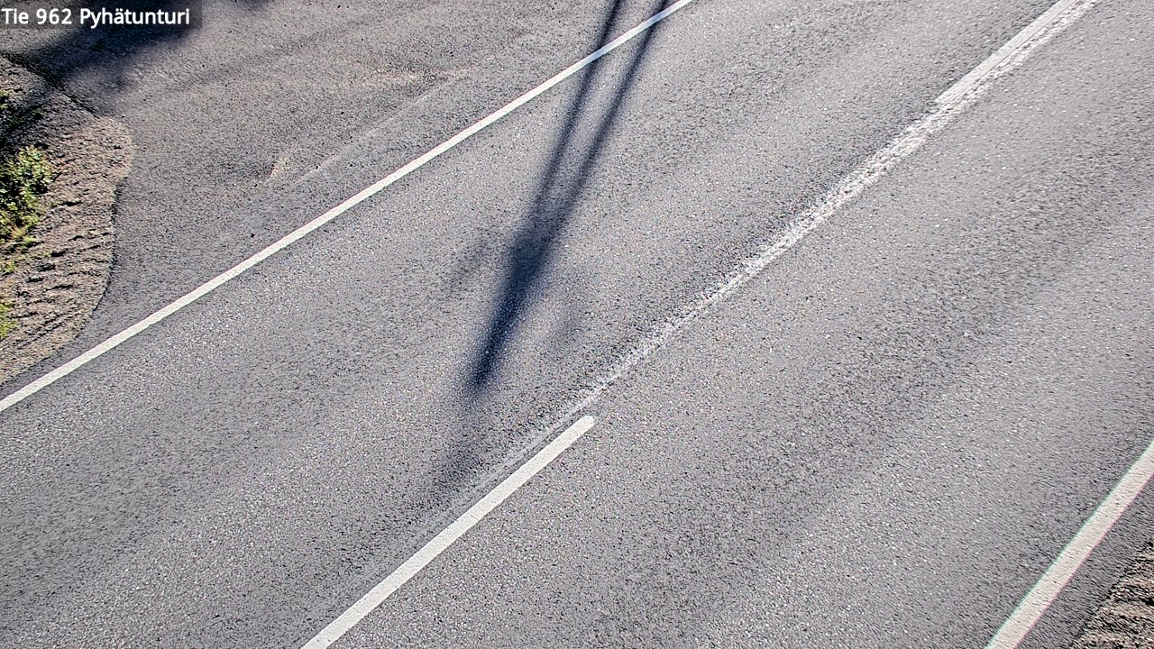 Weather Camera Image Väg 962 Pelkosenniemi Pyhätunturi, Pelkosenniemi, Lappi