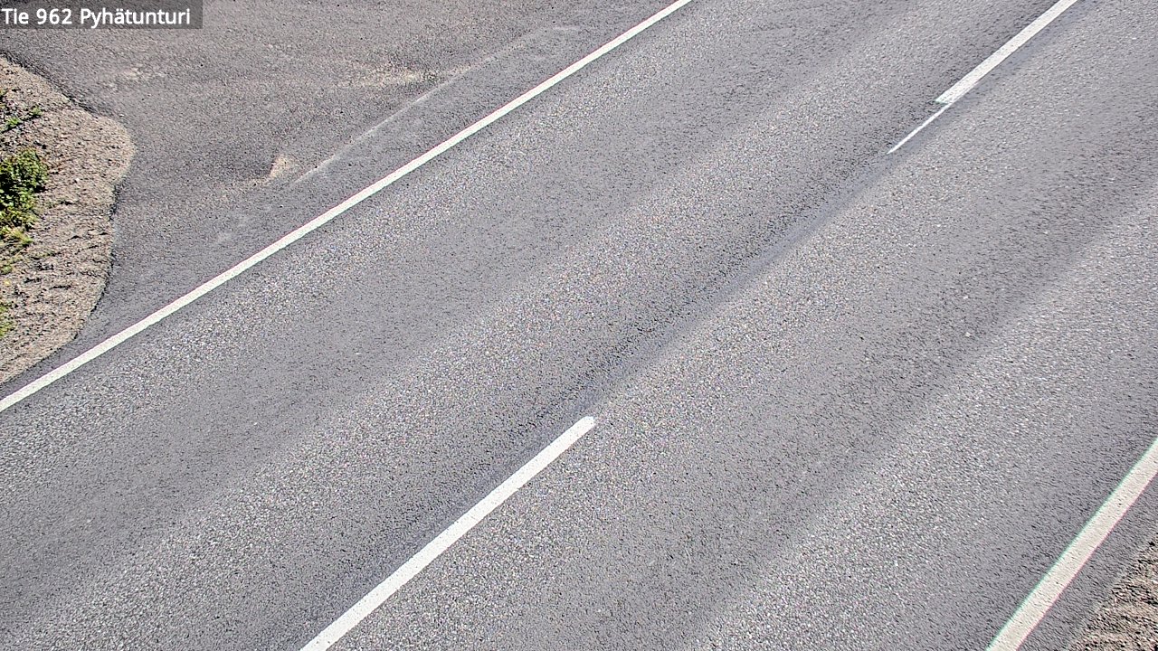 Weather Camera Image Väg 962 Pelkosenniemi Pyhätunturi, Pelkosenniemi, Lappi